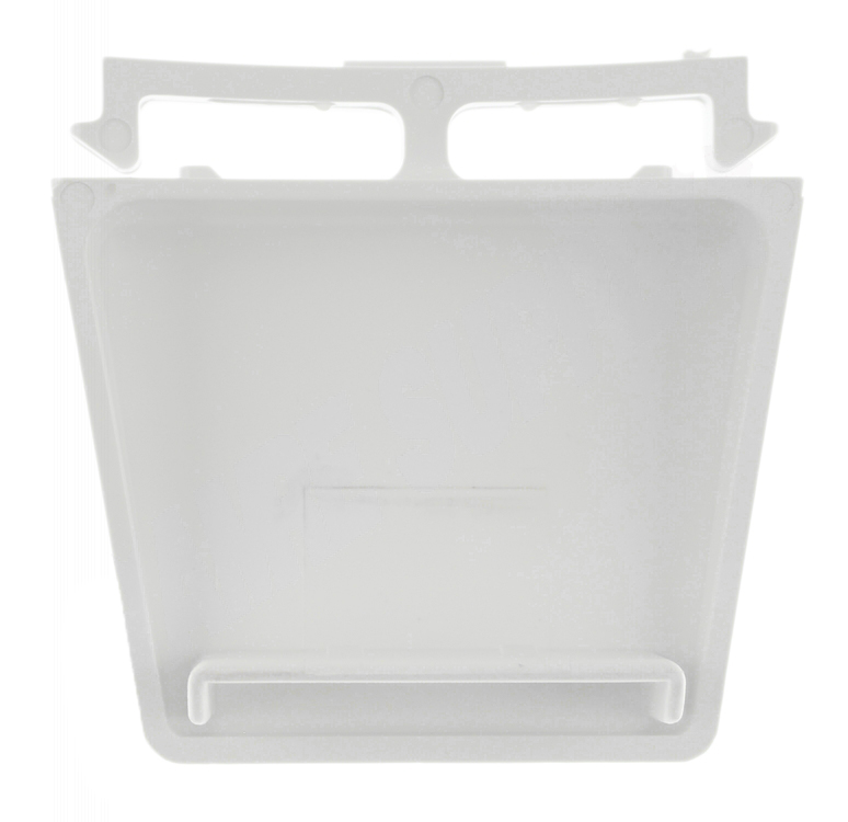 4386917 - Genuine OEM Whirlpool Refrigerator Door Shelf End Cap Set, White, 2 Pieces